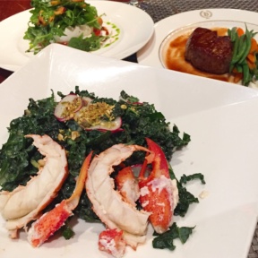 Gluten-free lunch spread from Delmonico's Restaurant